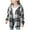 Gray, variant on HCNTES Girl Fall Jacket Plaid Lined Flannel Shirts Button Down Hooded Shirt Kids Casual Holiday Jackets 4 15 Years,Sizes 12-13 Years