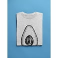 thumbnail image 3 of Avocado Grunge Art Tee Men's -Image by Shutterstock, 3 of 4