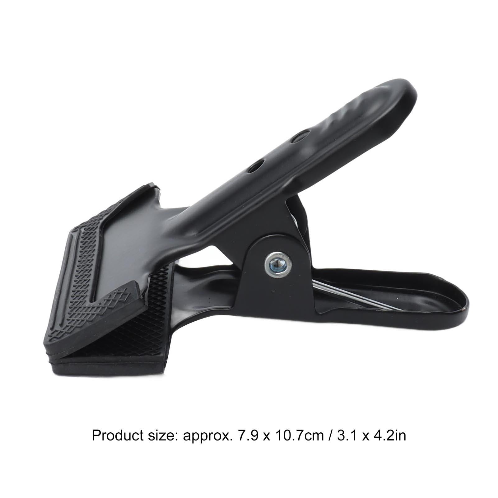 Suodoka 4‑Pack Heavy‑Duty A‑Clip Spring Clamps – Wide‑Mouth, Anti‑Slip, High‑Carbon Steel for Woodworking, Photography & Hanging