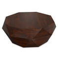 thumbnail image 4 of Simpli Home Zayn SOLID ACACIA WOOD 35 inch Wide Irregular Contemporary Coffee Table in Walnut Brown, Fully Assembled, 4 of 8