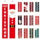 thumbnail image 2 of Navidad Banner Bandera Colgante Adornos De Navidad Pareado De Navidad Para Decoración Del Hogar Scienceny HA045232-06, 2 of 6