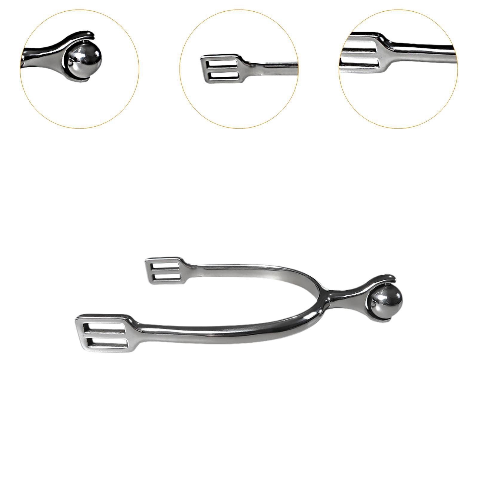 figatia 2 Pieces Horse with Rotatable Gear,Equestrian Accessory Cowboy ,Horse Riding for Riding Equestrian Training 7.3 cm