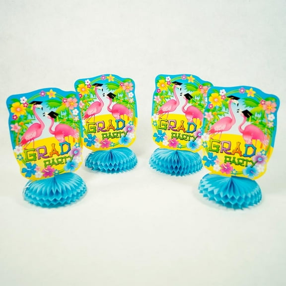 Mini Grad Flamingo Centerpieces