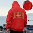 thumbnail image 1 of MHFRRA Sudadera con Capucha para Hombre, de Manga Larga, Informal, Cómoda, con Cordón Ajustable para Deportes Al Aire Libre y Uso Diario Rojo, 1 of 6
