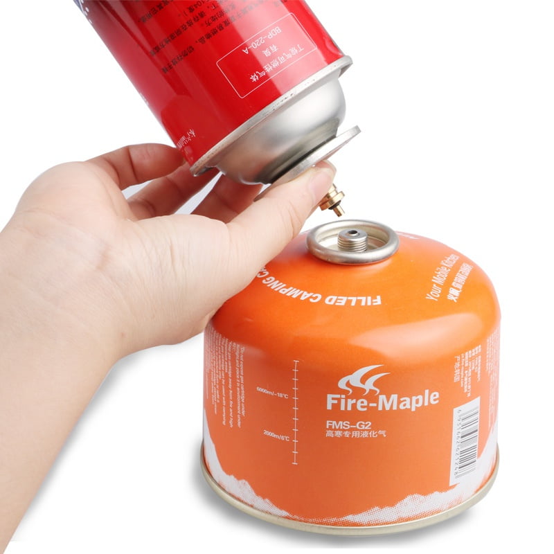 Gas refill adapter outdoor camping stove cylinder filling butane canister DS
