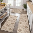 thumbnail image 2 of Pioneer Flower Floral Print Pattern Kitchen Rugs Sets Of 3,Kitchen Runner Rugs Non Skid Washable,Decorative Kitchen Floor Mats for Kitchen,Sink,Laundry,17"x30"+ 17"x47" + 17"x59", 2 of 6