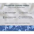 thumbnail image 5 of Soimoi Upholstery & Outdoor Fabric by The Yard - Leaves Pattern - 56" Wide Water-Repellent Cloth for Furniture, Bags & Patio Projects - Blue, 5 of 7