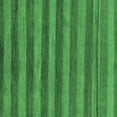 thumbnail image 1 of Ahgly Company Indoor Square Abstract Emerald Green Modern Area Rugs, 5' Square, 1 of 4