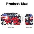 thumbnail image 5 of American Flag USB Organizer | Hard Drive Cases | Charge Cord Organizer | Travel Cord Organizer Case - Oxford Cloth Waterproof Digital Storage Bag 5.9x9.44x3.14 in, 5 of 6