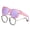 Bri tran light purple*purple, variant on Women's Oversized Square Magnetic Clip-on Polarized Sunglasses & Myopia Compatible Optical Glasses Transparent Pink & Matte Metal UV400 for All Day Wear Driving Errands