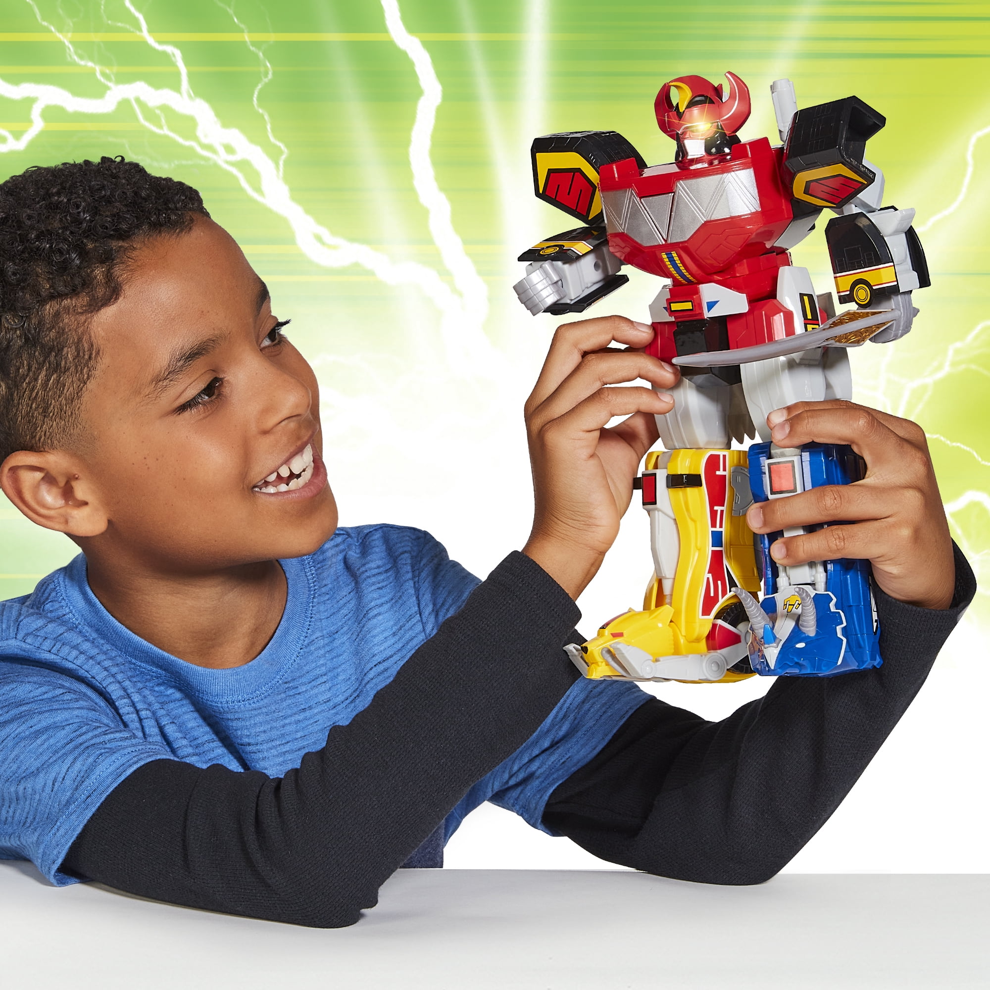Mighty Morphin Power Rangers: Re-Ignition - Ultimate Megazord Electronic Figure for kids 4+ by Playmates Toys