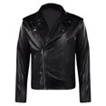 thumbnail image 4 of Disfraz de Danny Grease para hombre, chaqueta, abrigo, camiseta, traje de fiesta de carnaval y Halloween, 4 of 5