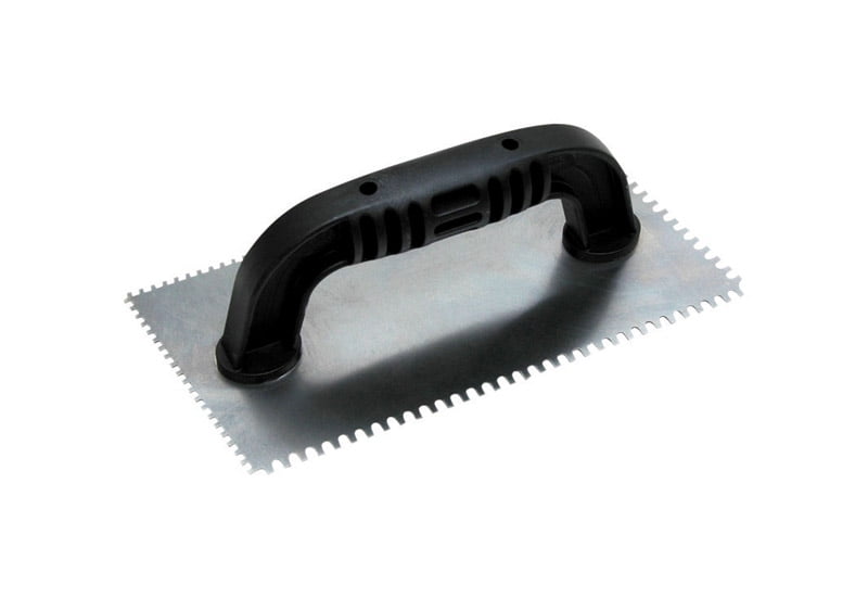 Marshalltown QLT 4 in. W Steel Notched Trowel Marshalltown QLT 4 in. W Steel Notched Trowel