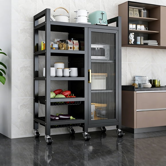 Rack Metálico Mueble Multiusos Mueble Organizador De Cocina