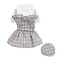 thumbnail image 5 of VANLOFE Dog Clothes For Small Dog Girl Dresses ,Pet Dog Summer Dress Cute Plaid Uniform Skirt Princess Style Unisex, 5 of 5
