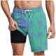 thumbnail image 1 of Pantalones Cortos para Hombre Cintura Elástica con Bolsillos, Forro de Impresión de Moda Casual para la Playa, Al Aire Libre Y el Uso Diario, 1 of 6