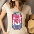 thumbnail image 4 of Burble Boo Pop T-Shirt | Cute Soda Can Ghost Drink Pastel Halloween Tee, Black, Size 3XL, 4 of 6