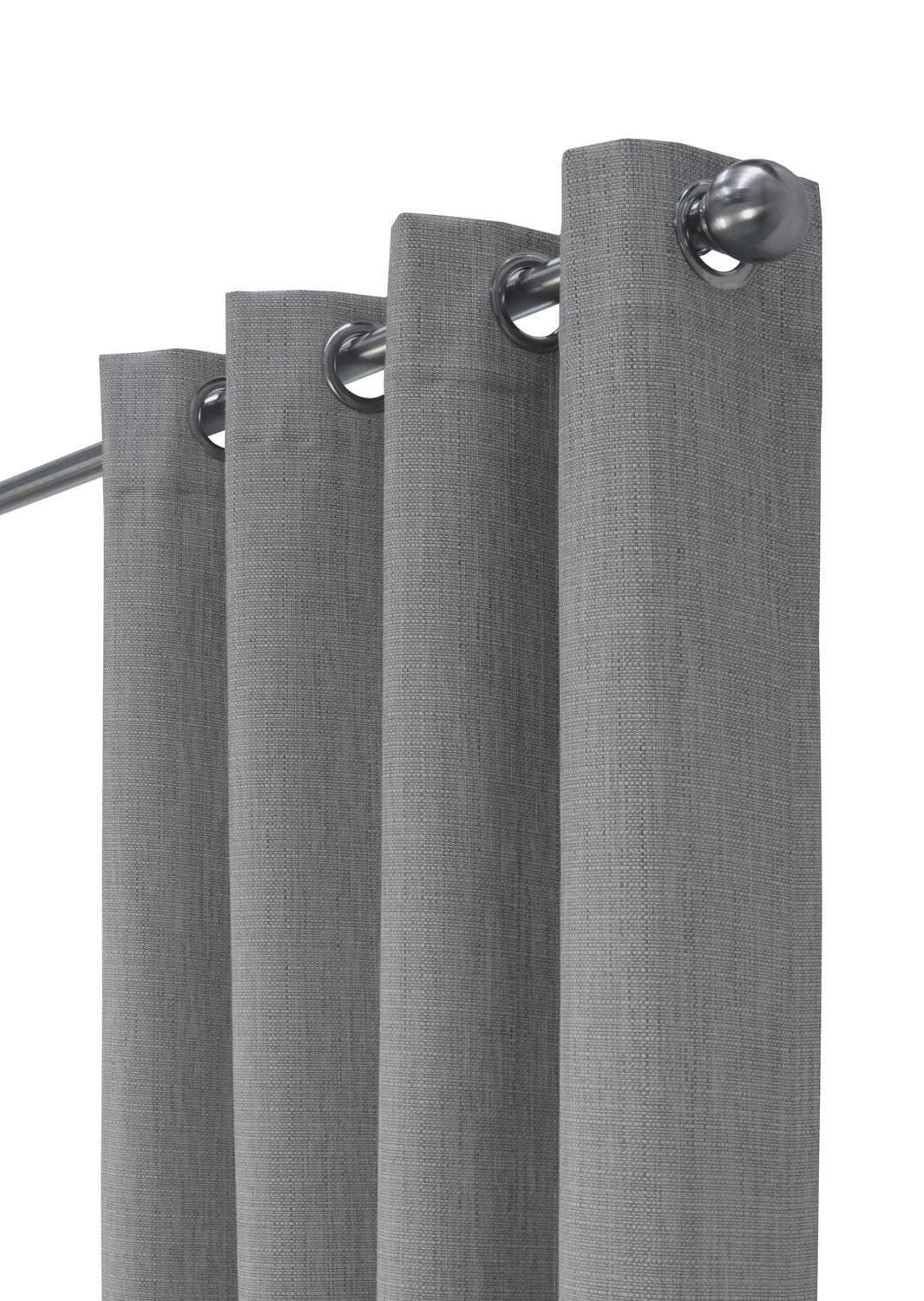 Nova 100% Blackout Grommet Curtain Panel Pair 52" x 63" each in Greige