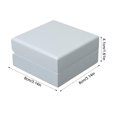 thumbnail image 3 of Ring Box Wedding Engagement Organizer Storage Carrying Case Packing Birthday Gifts Container Jewelries Self-Assembly Wedding Present Proposal, 3 of 7