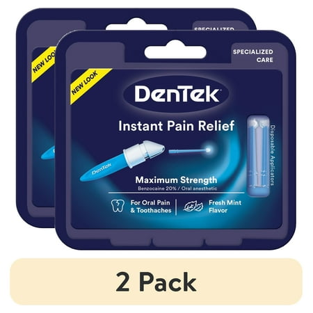 (2 pack) DenTek Instant Pain Relief Advanced Kit 50 Treatments