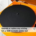 thumbnail image 4 of Deco Gear Audiophile 12-Inch Silicone Rubber Turntable Platter | Universal for All Vinyl LP Record Players - Anti-Static Slipmat | Improves Sound & Pr, 4 of 5
