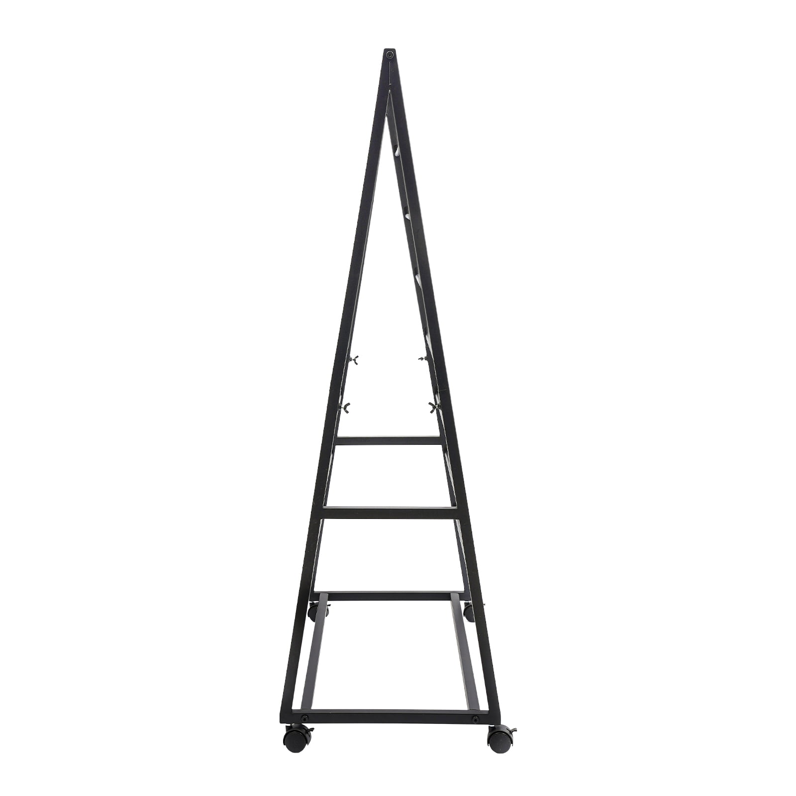 Ribbon Display Organizer with Wheels, Ribbon Holder Organizer Rack, Ribbon Storage Organizer Black 31.5*15.7*49.2in