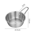 thumbnail image 1 of CNKOO Bol à Trempette en Acier Inoxydable 304 Bol à sauce Bol à Riz Coréen, 1 of 5