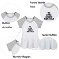 thumbnail image 2 of The Little Embryo That Could Funny Dresses For Baby, Newborn Babies Skirts, Infant Princess Dress, 0-24M Kids Graphic Clothes (Gray Raglan Dresses, 6-12 Months), 2 of 5