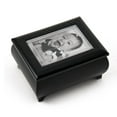 thumbnail image 1 of 3" X 2" Wallet Size Matte Black Photo Frame Music Box With New Pop-Out Lens System - Can't Take My Eyes Off You, 1 of 2