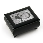 3" X 2" Wallet Size Matte Black Photo Frame Music Box With New Pop-Out Lens System - Under the Sea (The Little Mermaid)