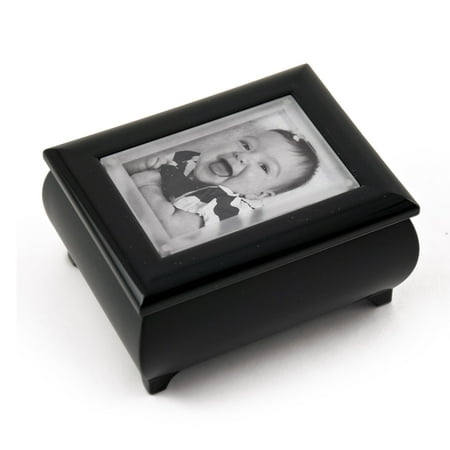 3" X 2" Wallet Size Matte Black Photo Frame Music Box With New Pop-Out Lens System - Under the Sea (The Little Mermaid)