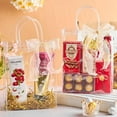 thumbnail image 5 of Clear Plastic Gift Bags with Handles, Reusable Party Favor Bags with Ribbon Transparent Gift Wrap Bags Bulk for Weddings Birthdays, 5 of 10