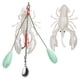 thumbnail image 2 of Señuelos de pesca realistas de PVC, cebo artificial con forma de cangrejo de río, accesorio para pesca en alta mar, 60 g, color plateado, 2 of 14