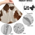 thumbnail image 6 of TSOVTHRID Brown Cow Pattern 4 PCS Gaming Chair Covers Slipcovers Non-Slip Gamer Chair Cover Stretch Breathable Rotating Armchair Covers with Armrest Covers, 6 of 7