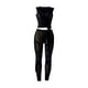 thumbnail image 1 of Sunloudy - Conjunto de 2 piezas de verano para mujer, de malla transparente, sin mangas, con tirantes y pantalones de cintura alta Sunloudy moda, 1 of 9