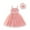 Pink, variant on Hotiary Toddler Girl's Cute Spaghetti Strap Cami Dress Polka Dots Shirred Mesh A Line Party Tutu Dress Baby Kids Summer Ruffle Princess Dress for 0-6 Years