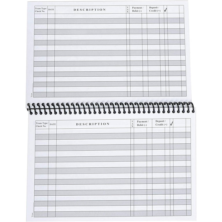 The Superior Register Simple Account Tracker, 8.5 x 5.5, Money