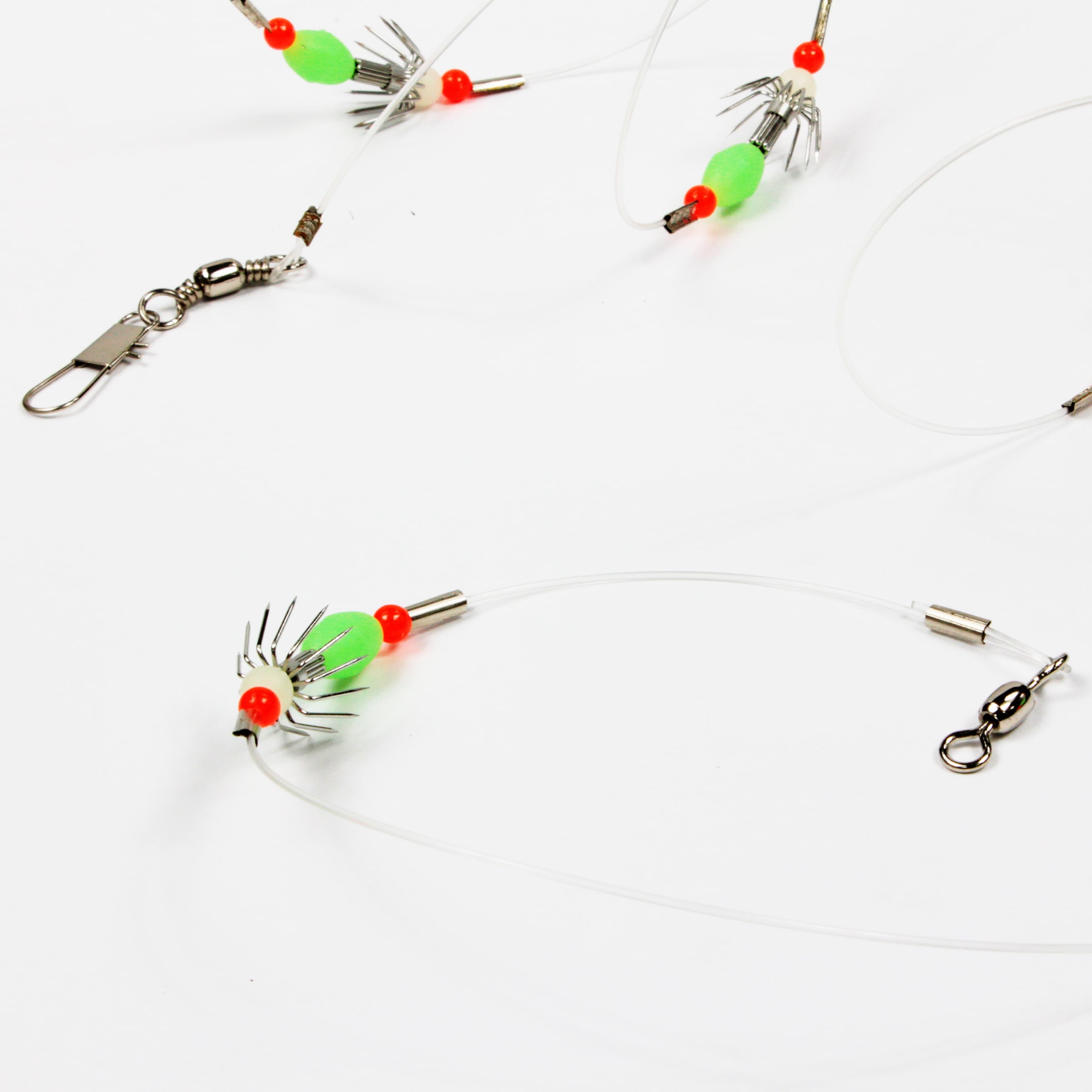 big squid fishing hook Ahi USA Weighted Jig 6" 4oz body design to help the jig sink and stay in the strike zone Glow Promar 6" Hard Body Squid