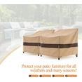 thumbnail image 5 of WJ-X3 Waterproof Patio Outdoor Lounge Chair Covers, 43" W x 42" D x 42" H, Beige & Coffee, 5 of 9
