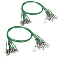 thumbnail image 3 of Fishhook Line Trace Wire Leader Swivel Steel Fishing Line Steel Wire Leader With Swivel Fishing Wire Line Leash Anti Bite Steel Fishing Line Steel Wire Leader With Rolling Swivel, 3 of 8