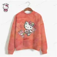 thumbnail image 2 of Sudadera HELLO KITTY para mujer, tallas S a 3XL, sudadera holgada coreana fina y elegante para mujer, sudaderas con capucha de dibujos animados rosas Kawaii Y2K, 2 of 5