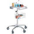 thumbnail image 1 of Carrito médico VEVOR K-SH003 de aleación de aluminio 26,77-42,91 pulgadas, 1 of 9