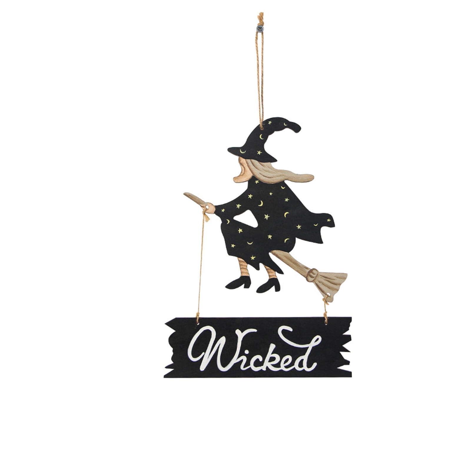 BOSTEY Halloween Door Party Decorations Sign For Halloween Wooden Wall