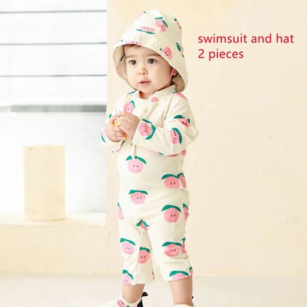 2023 Children's One Piece Swimsuit Sunscreen Quick-Dry Baby Surfing Suit for Boys Girls Swimwear Toddler Bathing Suit