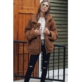 thumbnail image 2 of PRETTYGARDEN Women's Fashion Winter Coats Sherpa Fleece Faux Fur Shearling Oversized Trendy Jackets Warm Outerwear Clothing, 2 of 6