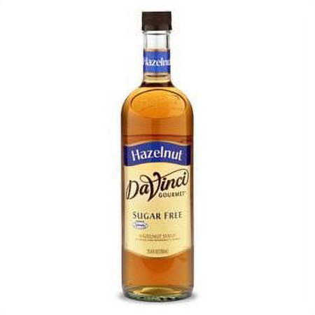 Da Vinci Sugar Free Syrup  Hazelnut (Toasted)  750 mL (Glass)