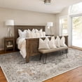 thumbnail image 2 of 8'x10' Vintage Oriental Area Rug, Non-Shedding Washable Floor Carpet, Grey Multi, 2 of 5