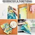 thumbnail image 7 of Dreamtimes Beautiful Mermaid Kitchen Towels Set of 1 Dishcloths Hand Towels Tea Towels Ultra Absorbent for Cleaning Washing Drying Dishes Tableware 28'' x 18'', 7 of 7