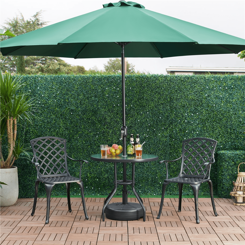 Renwick 22L Outdoor Umbrella Base for Patio, Garden, Beach, Black