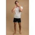 thumbnail image 5 of Men's Cottonique M17771 Latex Free Organic Cotton Crew Neck T-Shirt (Natural 2XL), 5 of 5